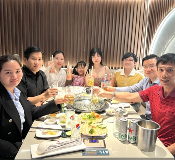 The first Lunar New Year party to celebrate the company's founding year